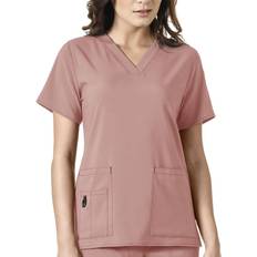 Work Tops Carhartt Women's V-Neck Tech Scrub Top, Mauve