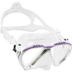 Purple Diving Masks Cressi Lince Snorkeling & Scuba Mask, Clear/Lilac