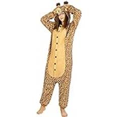 Onesie Giraff Maskeraddräkt för vuxen