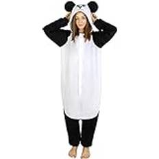 Funidelia Onesie Panda Maskeraddräkt för vuxen