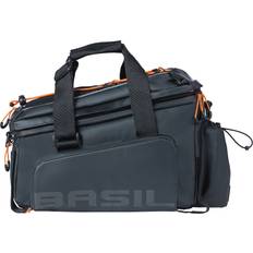 Basil Gepäckträgertasche "Miles" Pro, schwarz/orange