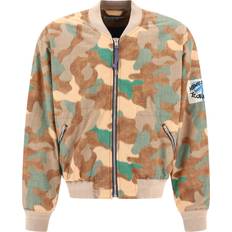 Acne Studios Tøj Acne Studios Bomberjakke Med Camouflageprint - Beige