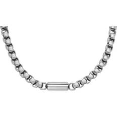 Fossil Necklaces Fossil Men's Archival Icons Stainless Steel Chain Necklace