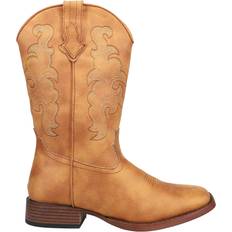 Faux Leather - Women Riding Shoes Roper Cowboy Classic W - Tan