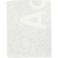 Bianco Sciarpe Acne Studios Men's Toronty Logo Contrast Recycled Scarf - White/Light Grey