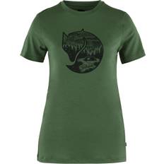 Fjällräven Dame Abisko Wool Fox S/S Lyserød CHALK ROSE-PORT/302-357 XX-small