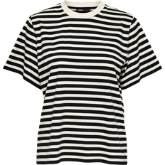 Multifarvet T-shirts Only Top onlLivina S/S Stripe Tee Jrs Hvid