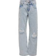 Kids Only Kogdad Straight Fit Jeans - Blue Denim