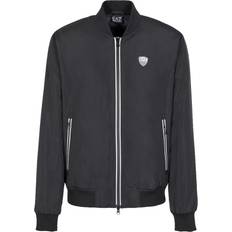 EA7 Herr Jackor EA7 Mens Black Shield Bomber Jacket