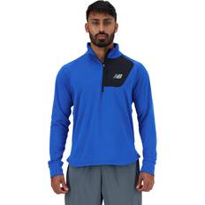 New Balance Heat Grid Half Zip - Blauw