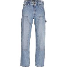 Jack & Jones Jjieddie Jjpainter Sbd 820 Loose Fit Jeans Blå