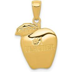 Macy's Charms & Pendants Macy's 14k Gold Charm, Number Teacher Apple Charm