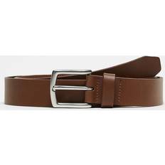 Only & Sons Accessories Only & Sons Men's Slim Leather Belt, Cognac