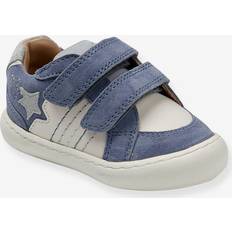 Leather Trainers Vertbaudet Baby Klett-Sneakers mit Stern wollweiß