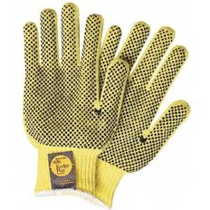 Yellow Work Gloves MCR Safety CutPro 7-Gauge DuPont Kevlar Shell Cut Resistant Work Gloves