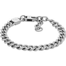 Uomo Bracciali Fossil Bracciale Argento 00