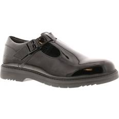 Kickers Black, Adults' Finley T-Bar Girls' Shoes