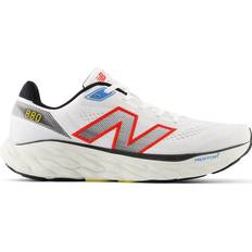 New Balance Men's Fresh Foam X 880v14 in White/Red/Black Synthetic