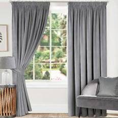 Curtains & Accessories Home Curtains Curtains Montreal Velour Lined Pencil Pleat