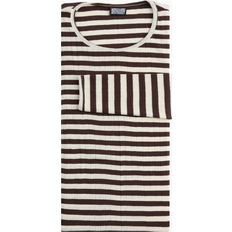 Broadway T-shirt - Brown/Ecru
