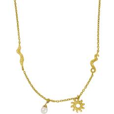 Nordahl Jewellery Smykker Nordahl Jewellery Space52 halskæde forgmed perle