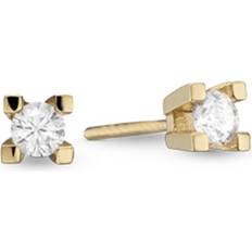 Aagaard Smykker Aagaard kt rødguld Eternity grab ørestikker med x 0,40 ct Diamanter
