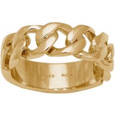 Nordahl Jewellery Nordahl's PANZER52 cool ring med panzerkæde look forgyldt sølv