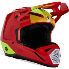 Fox V1 Ballast Motocross Helmet - Flo Red