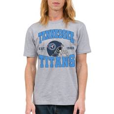 Tennessee Titans T-shirts JUNK FOOD Clothing x NFL Tennessee Titans Team Helmet Short Sleeve Football Fan Shirt Men and Women