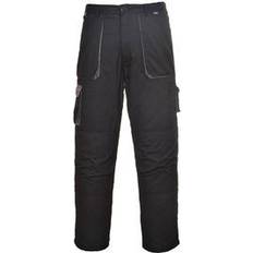 XL Work Pants Portwest Texo Contrast Trouser - Black