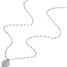 Jewellery Sets Fossil Necklaces Harlow Heart To Heart Stainless Steel Pendant Neck silver Necklaces for ladies unisize