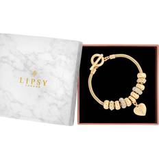 Lipsy Gold T Bar Coin Charm Bracelet Gift Boxed