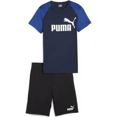 Puma SET Trainingsanzug Kinder blau