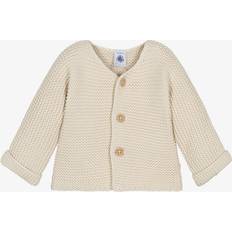 Petit Bateau Unisex Baby Strickjacke, Weiss Avalanche, Monate