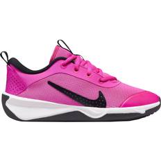 Pink Indoor Sport Shoes Children's Shoes Nike Omni Multi-Court GS - Laser Fuchsia/White/Black