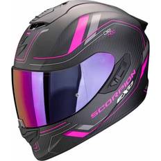 Scorpion EXO-1400 Evo Air II Carbon Mirage, Integralhelm Matt Schwarz/Rosa