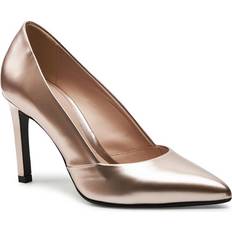 Calvin Klein Woman Heels & Pumps Calvin Klein Metallic Leather Stiletto Pumps