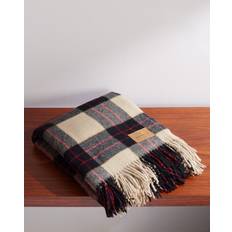 Pendleton Motor Fringed Checked Virgin Blankets