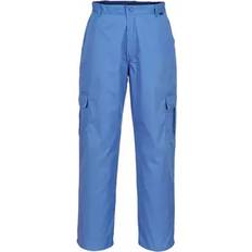 XXL Work Pants Portwest Anti Static ESD Trousers Blue 31"