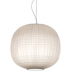 Foscarini Lustres Foscarini Suspension Tartan LED - Blanc - LED Non Dimmable Lustre