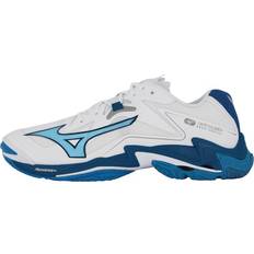 Mizuno Homme Chaussures de volley-ball Mizuno Wave Lightning Z - White/Moroccan Blue/Silver Male