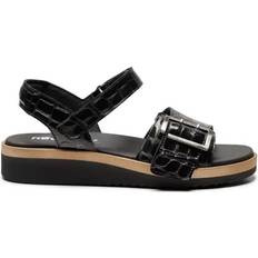 New feet dame sandaler New Feet Calfskin Sandal - Black