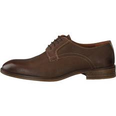 Derby Bianco Leather Derby Cognac