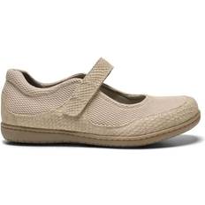New Feet ballerina sandfarvet mesh