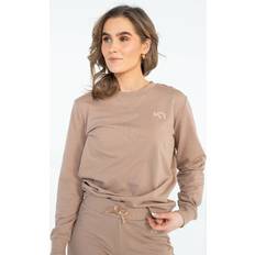 Kari Traa Crew Sweatshirt Dame Beige