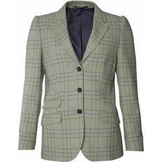 Chevalier Advie Tweed Blazer Kvinder Willow Green Checket 38W