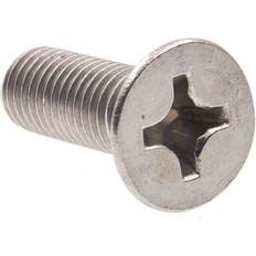 Prime-Line Machine Screws Flat Head Phillips Drive 1/4 in-28 x 3/4 in 10 Pack 10pcs