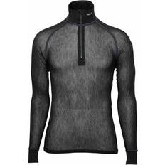 Brynje Wool Thermo Light Zip-polo 3/4 Svart