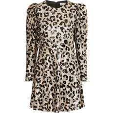 Pailletkjole Hollis Sequin Dress Beige