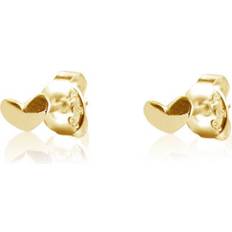 Drakenberg Sjölin Guldbelagt Øreringe Drakenberg Sjölin Loving Heart Drop Ørering - Guld